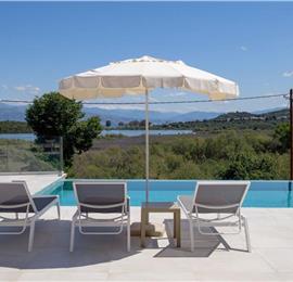 3 bedroom villa with pool & seaview, near Acharavi, sleeps 6